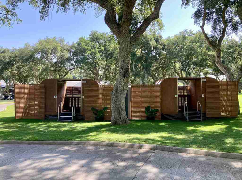 Installation de sanitaire portable