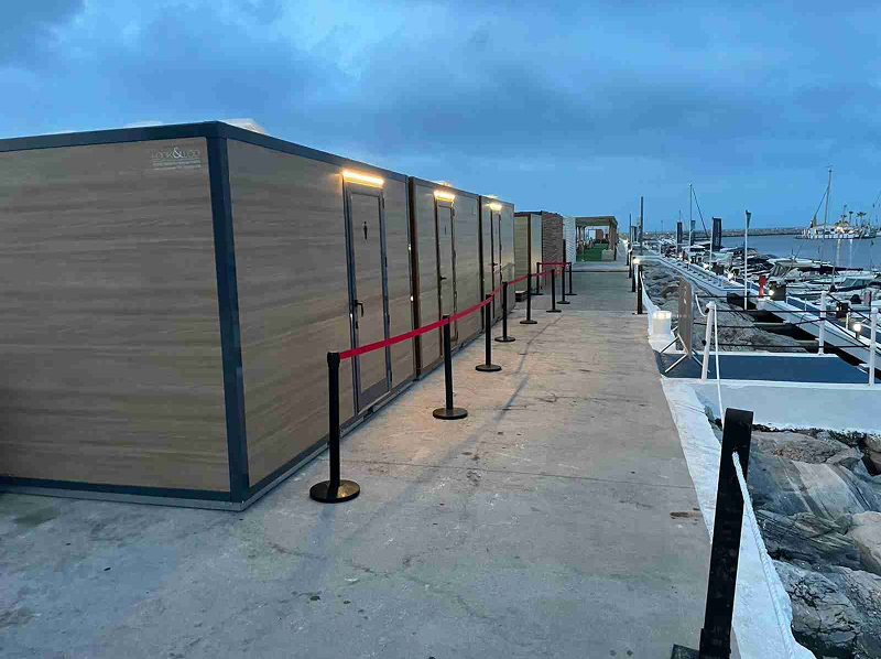 Toilettes portables à Madrid