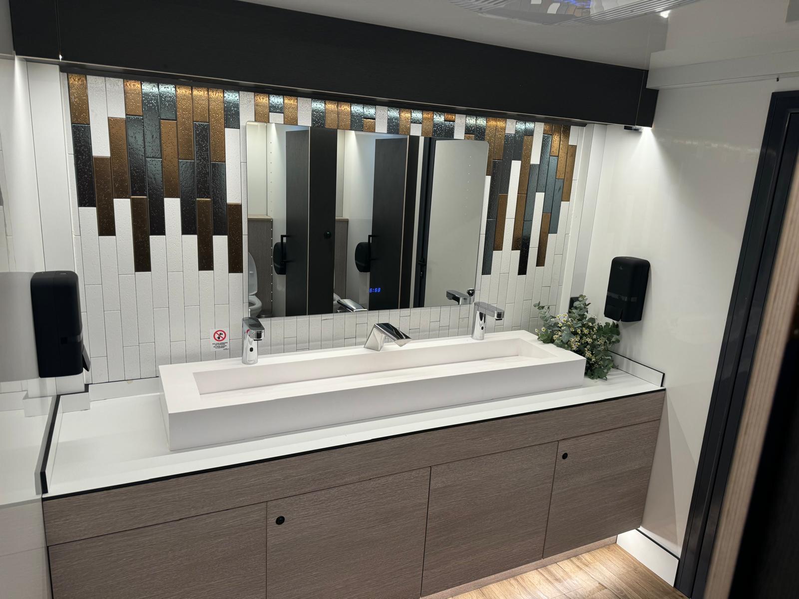 Intérieur des modules sanitaires Terra